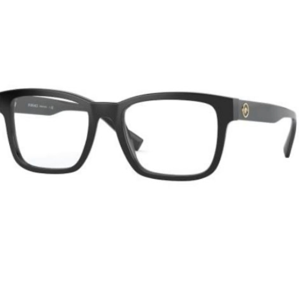 New VERSACE Eyeglass Frames 3285 Black Unisex 55mm - Picture 6 of 8